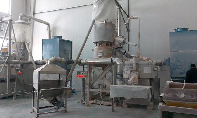 河北雄縣PVC混料機、擠出機除塵系統(tǒng)除塵器已交付使用